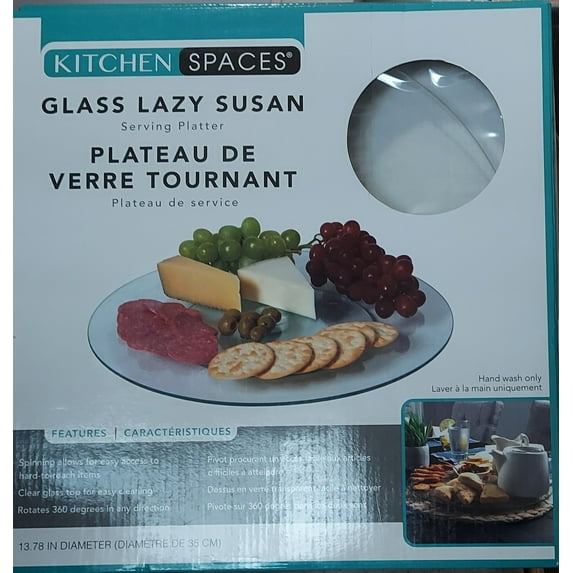 Kitchen Spaces Glass Lazy Susan