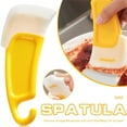 thumbnail image 1 of Kitchen Spatula Set 2PCS Baking Tools 6.10x2.76in,Rubber Scraper for Cake Dough Efficient Mixing Bowl Cleaner(Yellow), 1 of 4