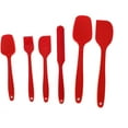 thumbnail image 1 of Kitchen Spatula Silicone Utensils Set of 6 Heat Resistant Rubber for Baking Cook, 1 of 1