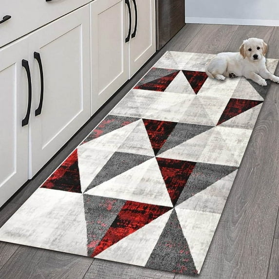 Kitchen Special Floor Mat Water Absorbing Anti-Skid Dirt Resistant Oil Absorbing Long Household Mat Washable Foot Mat Area Rug