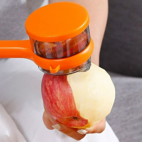 Kitchen Special Fruit Peeler with Box Storage, Upgrade Vegetable Peeler with Catcher Peeler with Storage Bucket, Double-Sided Stainless Steel Multi-Function Peelers, 1 Pcs, 7.1x2.8"