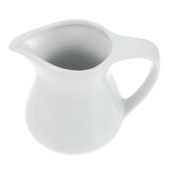 Kitchen Spice Containers Pitcher Ceramic Milk Cup Salad Dressing Coffee Mugs Sauce Pot White