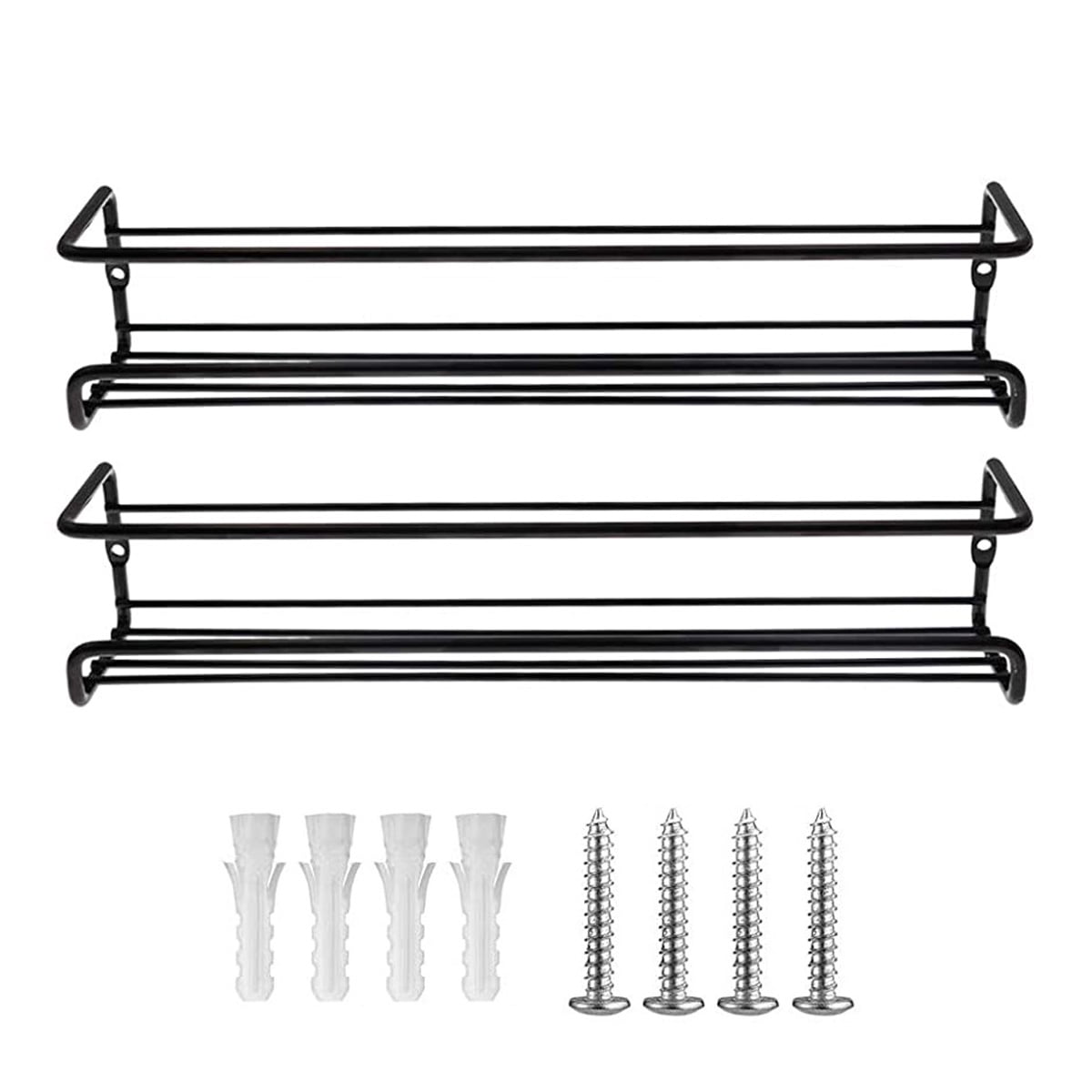 Kitchen Spice Rack, Metal Spice Rack Without Drilling, Kitchen Wall ...