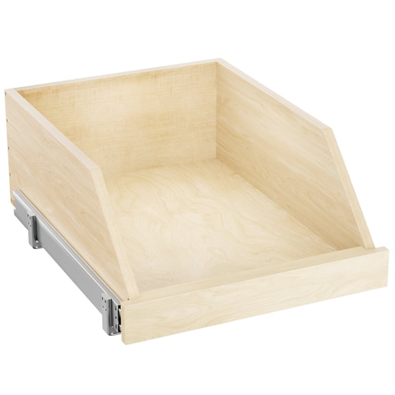 Kitchen Spice Racks Pull Out Cabinet Organizer High Drawer 16½" W x 21" D Hard Close Wood Slide Out Shelves Cabinet Storage and Organizer with Full Extension Rail Slides Pull Out Drawer for Kitchens