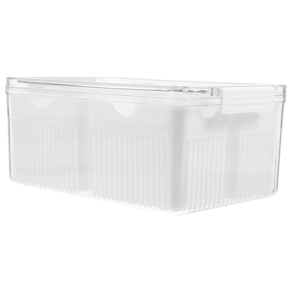 CIMAXIC Kitchen Fridge Storage Box with Sealing Lid for Fresh Spice and Condiment Storage