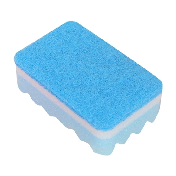 Kitchen Sponge Scrubber Pack, Three Layer Cleaning Sponge Scrubber, Non Scratch Dish Washing Sponge, Wave Texture Pot Pan Cleaning Sponge Pack For Household Kitchen Cleaning