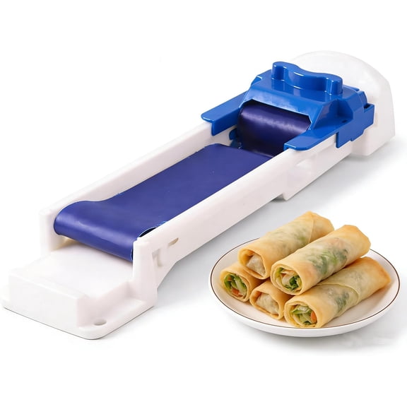 Kitchen Spring Roll Rolling Tool, Practical Lumpia Wrapper Maker, Easy Operate Roller Machine for Egg Roll Grape Leaf Roll Household Food Prep