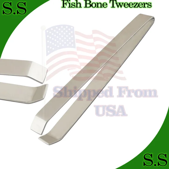 Kitchen Stainless Steel Fish Bone Pig Hair Tweezers Remover Pliers Ds-1399