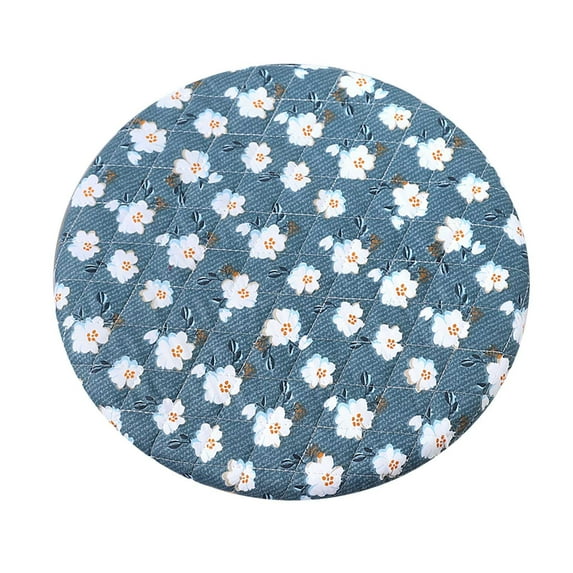 Youmylove Kitchen Stool Cushions Bar Stool Cushion Texture Stool Cover Round Upholstered Bar Stool Foam Cushion Non Slip Bottom 12 Inches Automotive Seat Heater