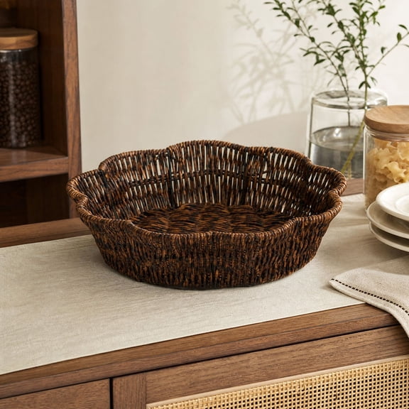 Kitchen Storage Basin Organizer Multi Purpose Countertop Bin For Food Prep Item Sorting Home Space Arrangement Storage Basket Decor Home Storage
