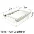 thumbnail image 1 of Kitchen Storage Box Fruit Vegetable Preservation Organizer Transparent Egg Container Under-shelf Refrigerator Drawer, 1 of 9