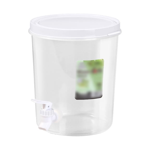 Kitchen Storage Bucket & Pitcher Organizer For Cold Drinks Juice & Iced Beverages — Summer Water Jug Cooler Cold Brew Cup Holder Reusable Water Container,Storage Containers