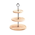 thumbnail image 1 of Kitchen Storage, Christmas Wooden Dessert Display Stand 3 Tier Cake Cupcake Stand Decorative Trays Rural Table Dessert Rack For Party Tea Break, Holiday Gifts, 1 of 6