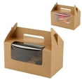 thumbnail image 1 of Kitchen Storage Containers 2 Pack Window Cupcake & Takeout Container with Carry Handle Secure Frosting for 2 Cupcakes Or, 1 of 9