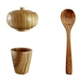 thumbnail image 1 of Kitchen Storage Containers Wood Salad Bowl Large Solid Hardwood Salad Wooden Bowl Wooden Salad Bowls for Wood Fruit Bowl Mixing Bowl Salad Serving Bowl, 1 of 6