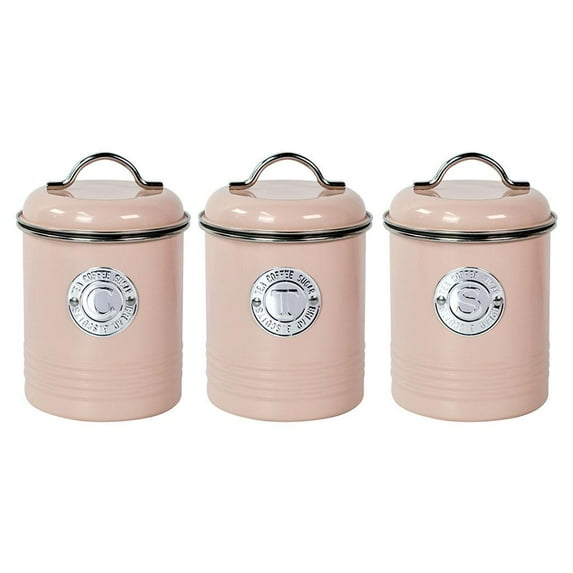 Kitchen Storage Jars Set 3Pcs Household Organizer for Garlic Kitchen Counter Food Flour
