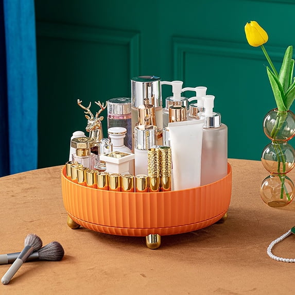 Kitchen Storage Organization Snack Tray Candy Containers Used For Nut Candy Dried Fruit Food Storage Organizer Compartment Dried Fruit Tray Food And Fruit Creative Fruit Tray 5segmented Orange