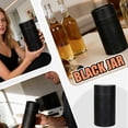 thumbnail image 1 of Kitchen Storage Organizer, Stainless Steel Canister, Coffee Container Airtight, 6X12 in, Black, Pantry Stowing, 1 Pc, 1 of 7