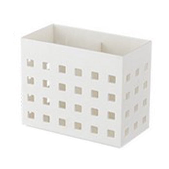 Kitchen Storage Rack Magnetic Refrigerator Side Mount Shelf for Spices and Utensils 4.9 in x 2.8 in x 4 in White Polymer