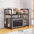 thumbnail image 1 of Kitchen Storage Rack Microwave Shelf Condiment Organizer Shelf Multi-Layer Simple Countertop Tidying Shelves Kitchen Accessories, 1 of 9