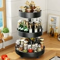 thumbnail image 1 of Kitchen Storage Rack Seasoning Rack Household Seasoning Products Storage Box Multifunctional 360-degree Rotating Floor Storage Rack-large size, 1 of 5