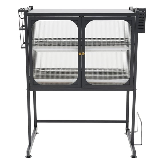Kitchen Storage Rack, Vertical Microwave Oven Rack, Kitchen Storage Shelf for Storing all Kinds of Kitchen Utensils, Cutlery, Rice Cookers, Microwave Ovens