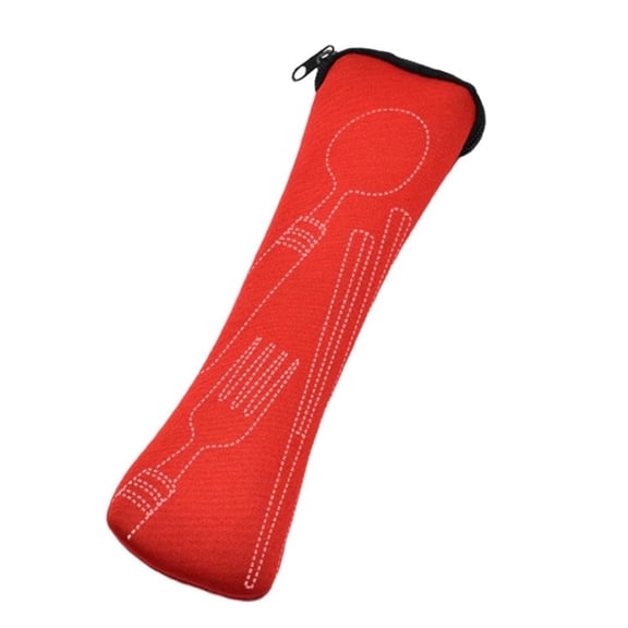 Kitchen Storage Tableware Storage Bag Organizers Backpack Insert Camping Cutlery Pouch Reusable Cutlery Bag Fork Storage Durable