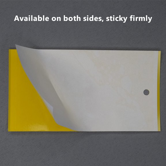 Kitchen Storage Traps Sticky Traps for Flying Plant Fungus Gnats 20pcs 20x15cm Dual-Sided Flying Traps can be Cut