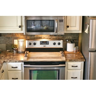 Stove Cover Black Slate Tempered Glass, Noodle Board, Cook Top Cover