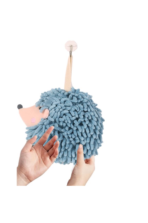 Kitchen Supplies And Accessories Vsontor Bathroom Chenille Hanging Hand Towel Balls- Super Absorbent Microfiber Soft Towel Drying Hand Balls With Hanging Loop For Home Bathroom Kitchen Blue