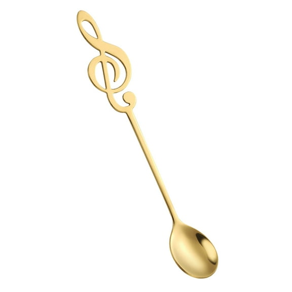 Kitchen Supplies Clearance, Tswift Coffee Spoon Stainless Dessert Spoon Fashionable And Music Theme Coffee Tea And Dessert Utensils Spoon And Fork Set Spoons Set Kitchen Supplies Gold