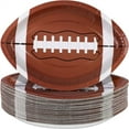 thumbnail image 1 of Kitchen Supplies Football Shaped Disposable Paper Plates Football Party Plates Football Party Supplies For Football Theme Party Supplies Sports Game Birthday Decoration 9.4 X 5.9 Inch, 1 of 7