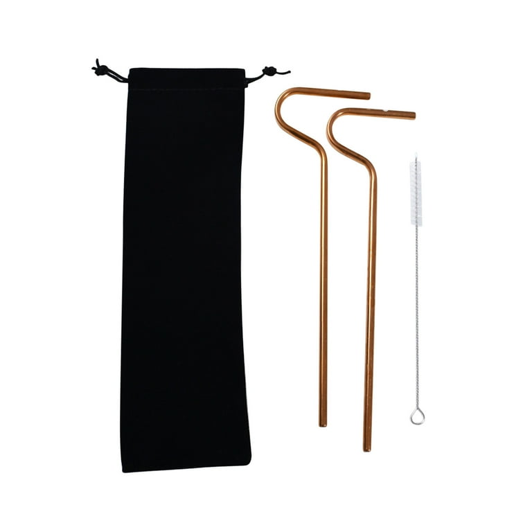 Kitchen Supplies on Sale！Anti-Wrinkle Straws, 2 Pack Plastic Anti