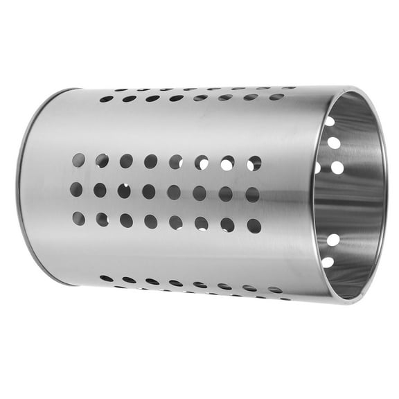 Kitchen Supplies Spoon Container Countertop Utensils Holder Silver