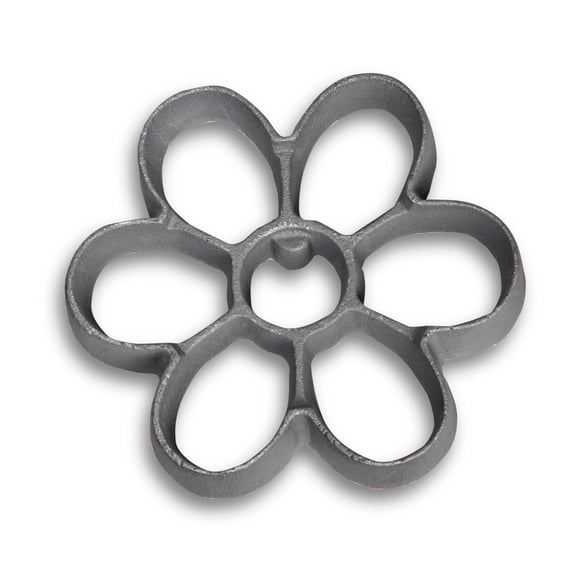 Kitchen Supply 70940 Rosette Cookie Iron, Small Daisy 2.75 x 0.5 Inches