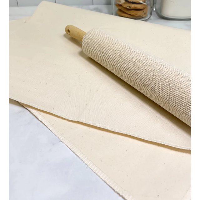 Kitchen Supply Pastry Cloth and Rolling Pin Cover Set