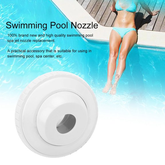 Kitchen Swimming Pool Nozzle, 1.5' Male Thread Water Outlet, Plastic Replacement Jet Nozzle Fitting, 100% for Pool, Spa, Easy Install