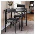 Kitchen Table and Chairs for 2, Square Dining Room Table Set with 2