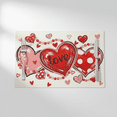 thumbnail image 1 of Kitchen Table Decorations Valentine's Day Placemats Protective Table Mats for Candlelight Dinner Romantic Date Night and Anniversary Events, 1 of 6