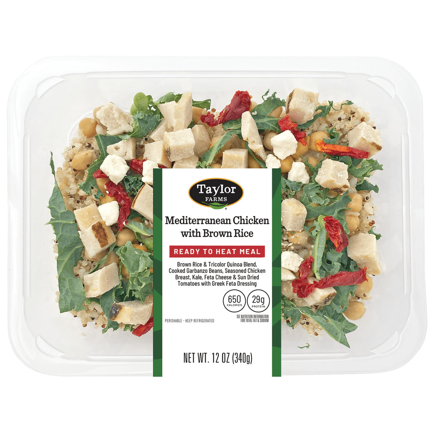 Taylor Farms Mediterranean Inspired Chicken with Brown Rice