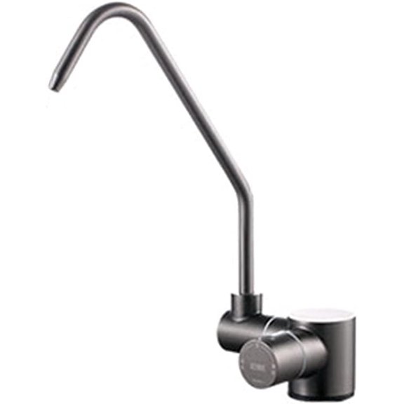 Kitchen Tap 360 Rotating Window Tapss Kitchen Sink Purifier Faucet Fits Reverse Osmosis Systems-Black-B