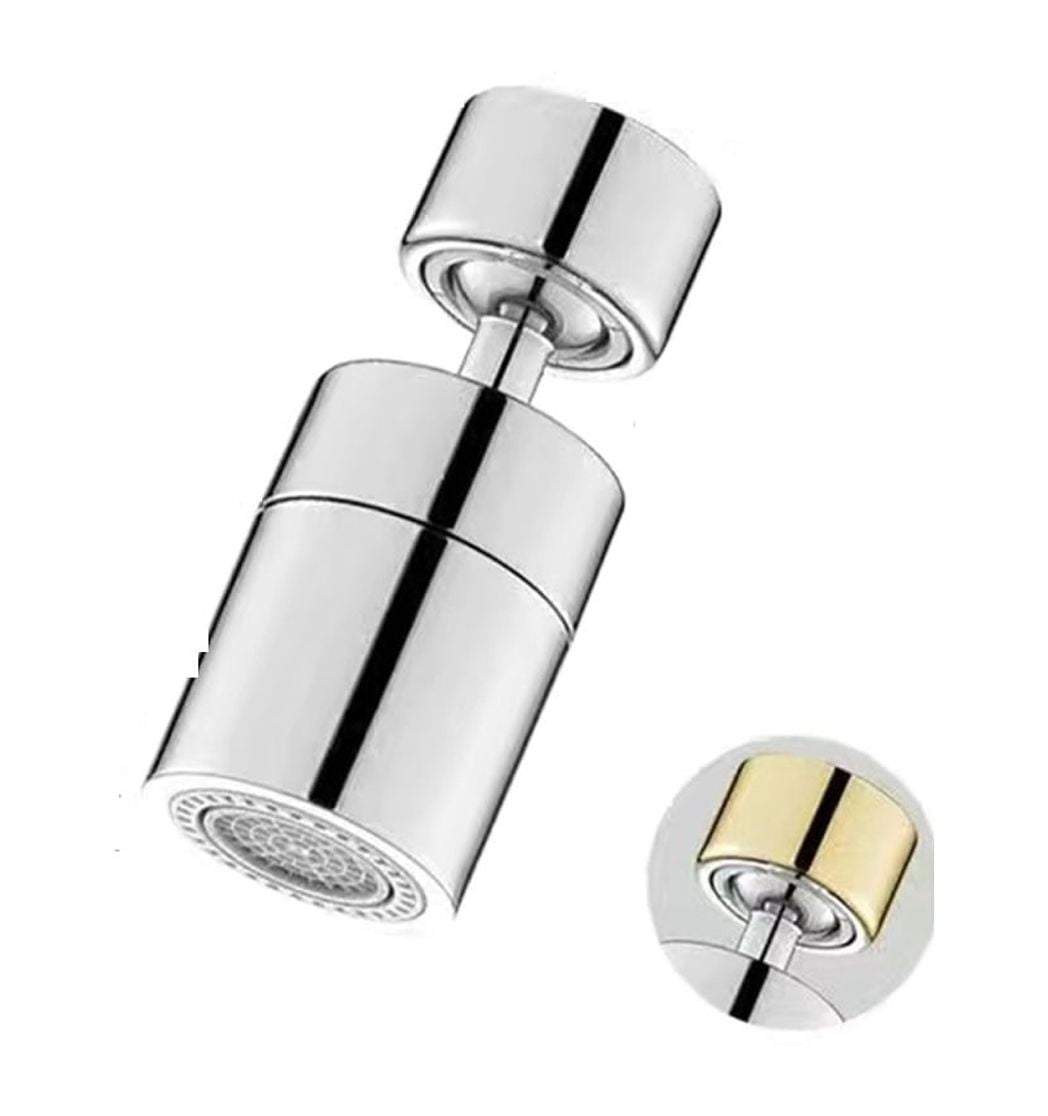 Kitchen Tap Brass Aerator Rotation Universal Splash Proof Swivel Water Saving Basin Faucet Bubbler Convenient To Install ,Easy to Use