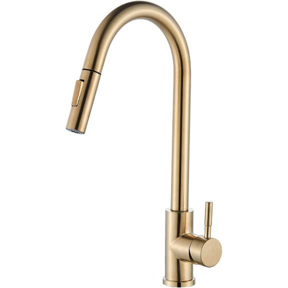 Kitchen Tap Brass Kitchen Faucet Two Functions Kitchen Sink Mixer 360 Degree Rotation Kitchen Mixer Tap Pull-Out Sink Taps Black