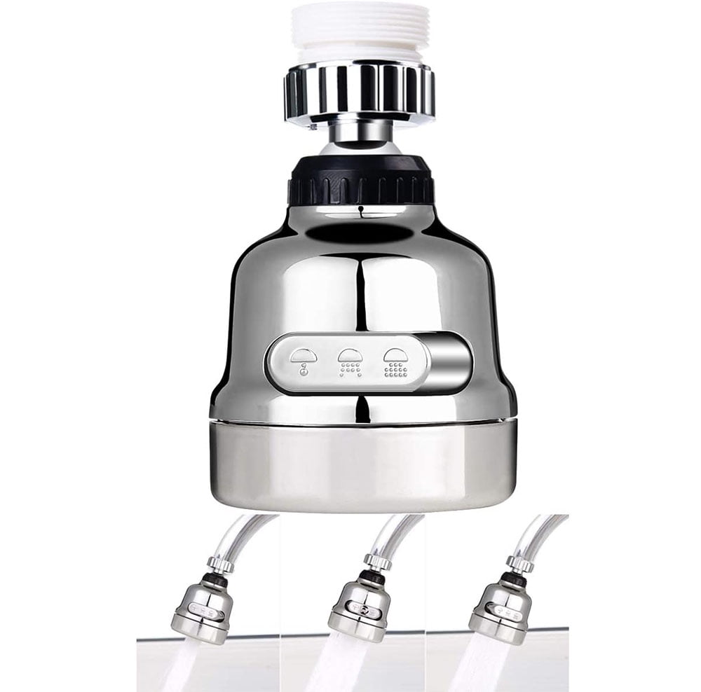 Rotable Taps Kitchen Tap Head Moveable 360 degree Rotable Water Saving Faucet Nozzle ...