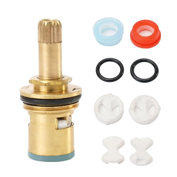Kitchen Tap Valve Spool Ceramic Disc Silicon Washer Gasket Insert 1/2'' Bathroom Replacement Opening Valve Water Tap Accessories