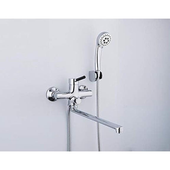 Kitchen Taps Classic Bath Bathtub Faucets Long Trunk Bathroom Bathtub Mixer Hot and Cold Water Wall Mounted Shower Faucet