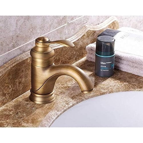 Kitchen Taps Classic Mini Basin Faucet Bronze Brushed Single Handle Sink Faucet Deck Mounted Crane Mixer Water Saving Faucet