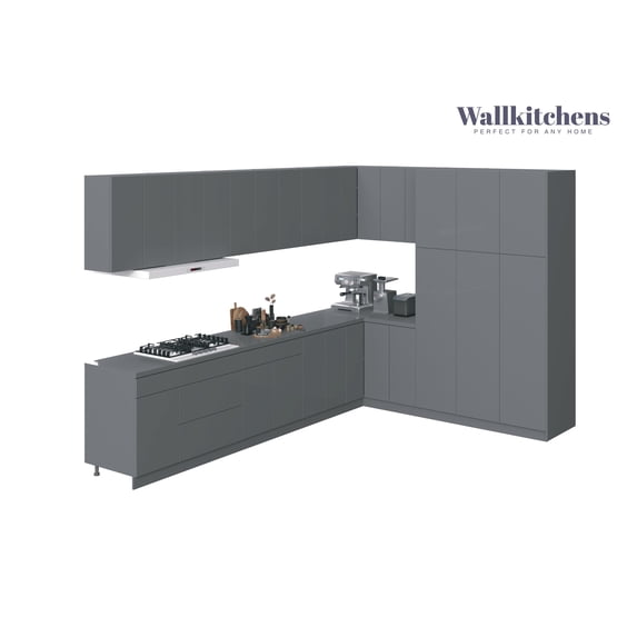 Kitchen Timeless Collection Gray Color Base Size 12Ft Wide