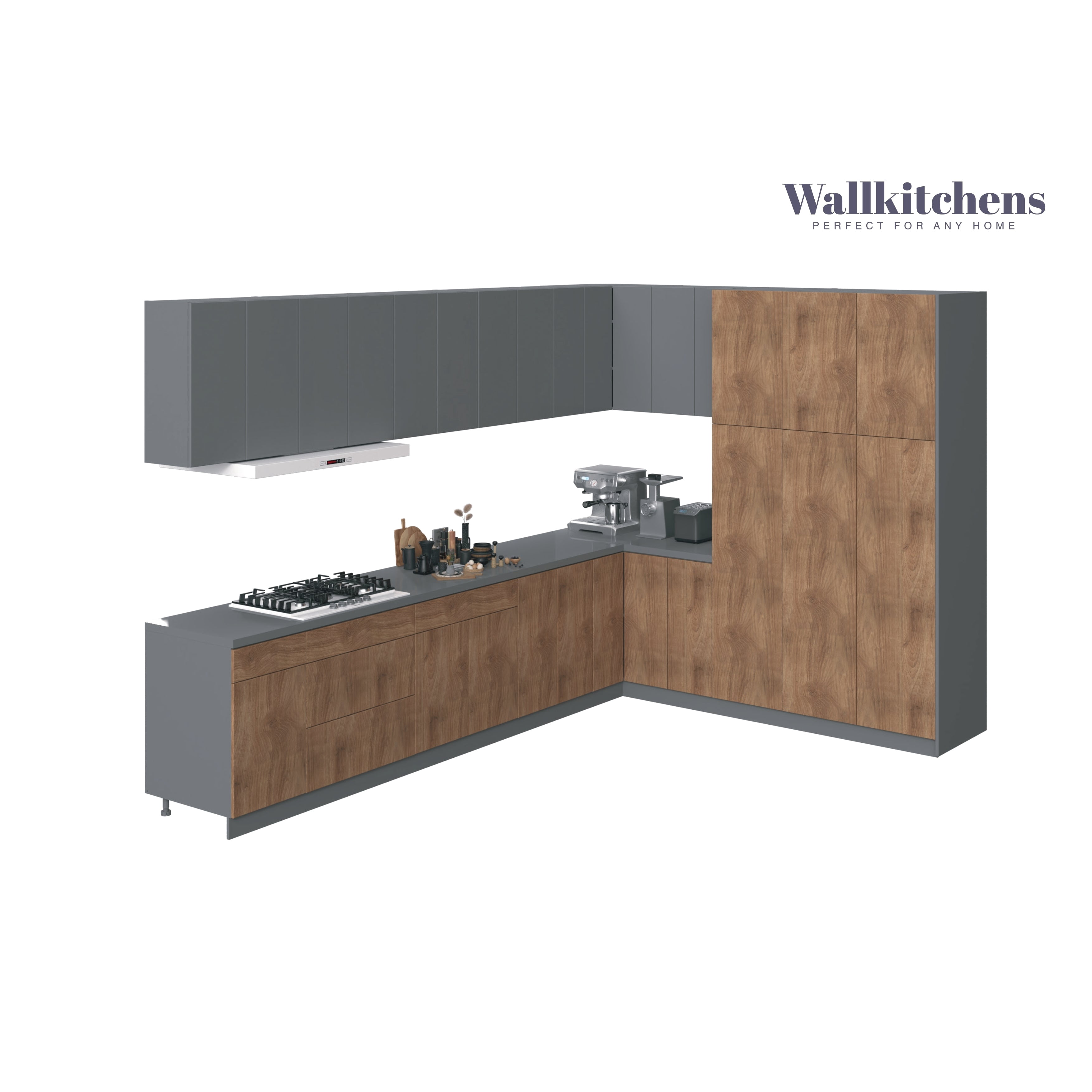 Natural Teak & Gray