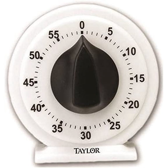 Kitchen Timer, 60-Minute, White